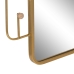 Τοίχο καθρέφτη Χρυσό Σίδερο 55 x 2,5 x 100 cm