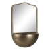 Nástěnné zrcadlo Zlatá Sklo Železo 40 x 20 x 37 cm