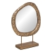 Spejl med Montagebøjler Gylden Krystal 49 x 13 x 62,5 cm