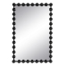 Nástěnné zrcadlo Černý Železo 60 x 4,5 x 90 cm
