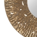 Seinapeegel Kuldne Kristall Raud 76,5 x 7 x 76,5 cm