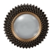 Nástěnné zrcadlo Černý Zlatá Pryskyřice Polyresin 32 x 2,3 x 32 cm