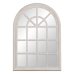 Wall mirror White Crystal Paolownia wood Window 73,7 x 3,6 x 104 cm
