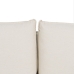 Soffa Beige Polyester linne 210 x 93 x 95 cm