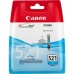 Αυθεντικό Φυσίγγιο μελάνης Canon CLI-521 Κυανό