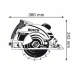 Serra circular BOSCH Professional GKS 190 1400 W 230 V 190 mm