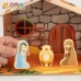 Kristuse sünni komplekt Woomax 11 Tükid, osad Puit Papp 22 x 16 x 12 cm