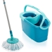 Κουβάς για το Σφουγγάρισμα Leifheit Clean Twist Disc Mop Μπλε Τυρκουάζ 2 g
