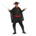 Costum Deghizare pentru Adulți Cavaler Mascat Negru Supererou (4 Piese) (4 pcs)