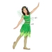 Kostume til børn Grøn Forårsfe Fantasi (2 Dele) (2 pcs)