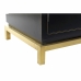 Sivupöytä DKD Home Decor   Musta Kullattu Metalli Poppeli 150 x 50 x 80 cm