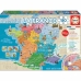 Детски Пъзел Educa Departments and Regions of France 150 Части карта