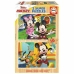 Set de 2 Puzzle-uri Mickey Mouse 19287 16 Piese 36 cm