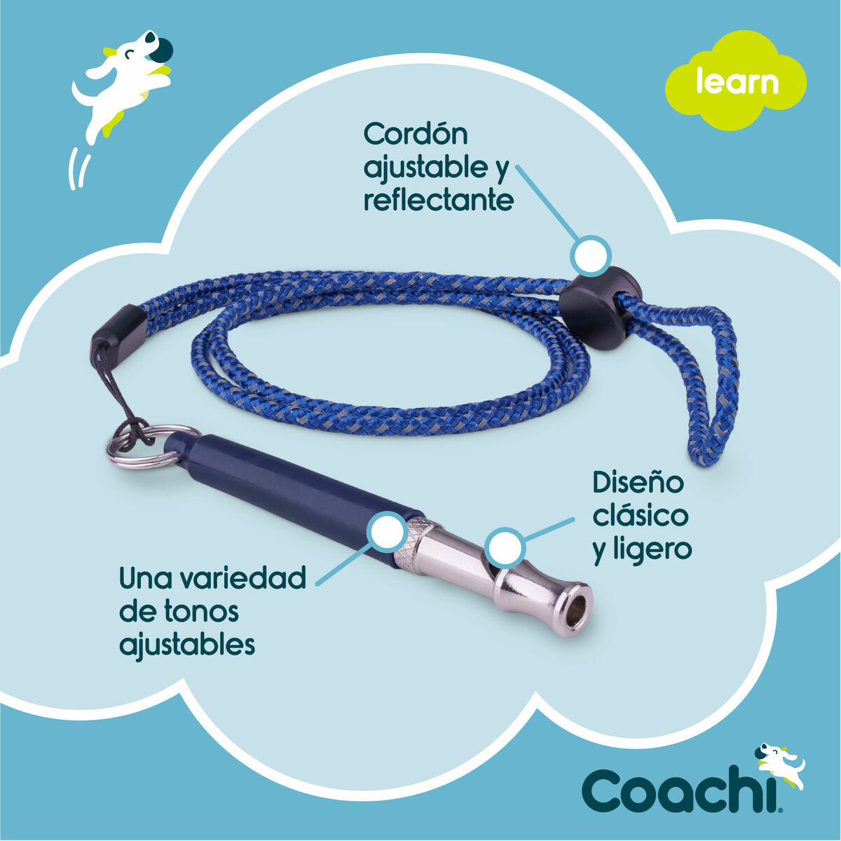 Píšťalka Coachi Modrý