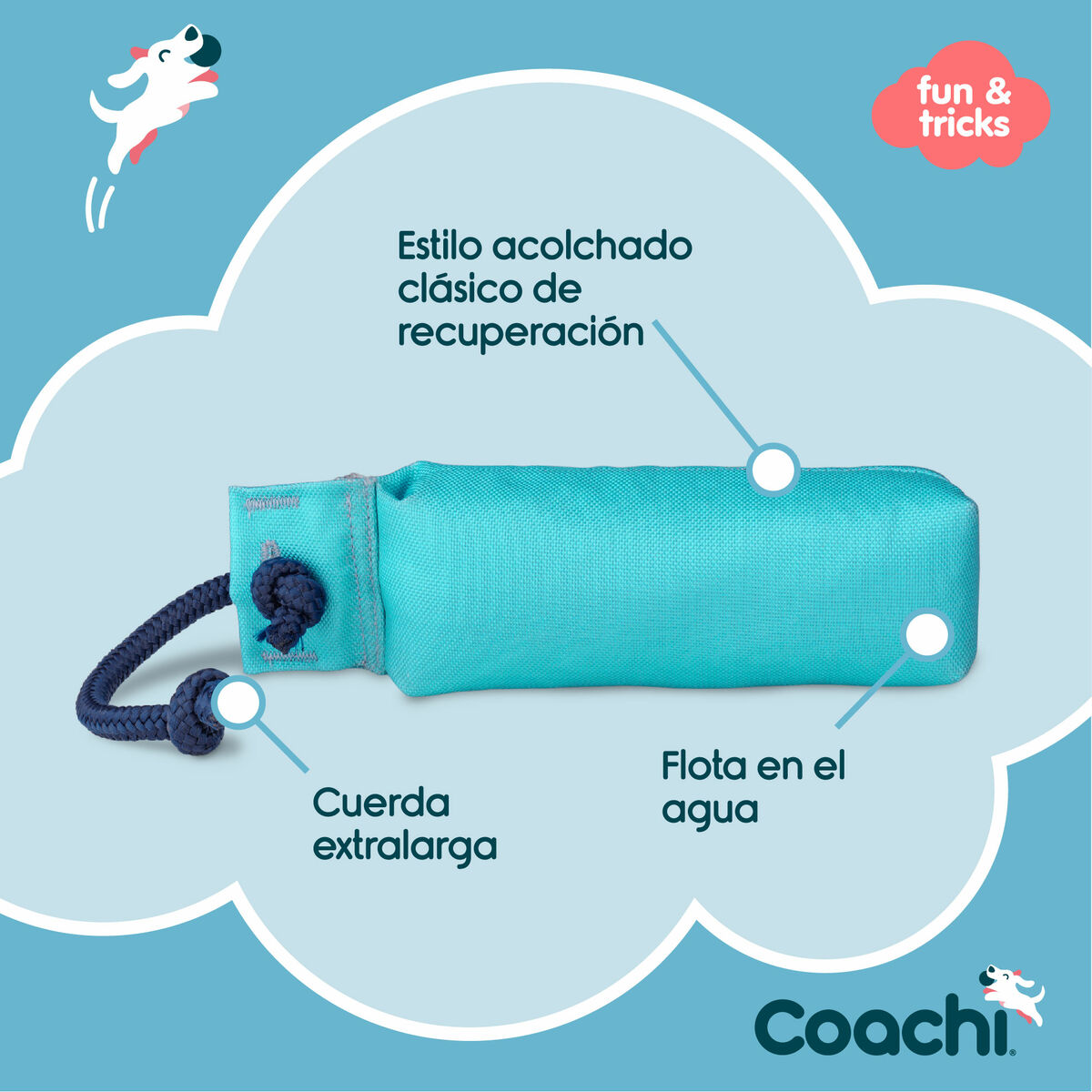 Training toy Coachi TRAINING DUMMY Modra