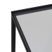 Ράφια Μαύρο Κρυστάλλινο Σίδερο 110 x 26 x 74 cm