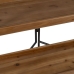 Ράφια Μαύρο Μπεζ Σίδερο ξύλο ελάτου 111 x 34 x 176 cm