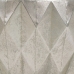 Γλάστρα Ασημί Σίδερο 37,5 x 37,5 x 25,5 cm