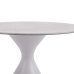 Table Nadia Blanc Verre 80 x 80 x 4 cm