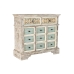 Chest of drawers DKD Home Decor White Turquoise Wood Oriental 99 x 38 x 91 cm