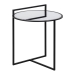 Malý postranný stolík Čierna Železo Zrkadlo 59 x 59 x 67,5 cm