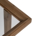 Postranný stolík Prírodná Tvrdené sklo Jedľové drevo 50 x 38 x 60 cm
