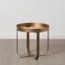Malý postranný stolík Medený Zlatá Sklo Železo 50 x 50 x 47,5 cm