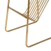Malý postranný stolík Zlatá Železo Zrkadlo 48,5 x 43,5 x 66 cm