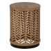Small Side Table Natural Iron Fir wood MDF Wood 39 x 39 x 51,5 cm