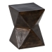 Malý postranní stolek Bronz Hliník 30 x 30 x 41 cm