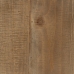 Centre Table Black Natural Iron MDF Wood 80 x 80 x 38,5 cm
