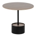 Konferenční stolek Černý Přírodní Železo Dřevo MDF 50 x 50 x 45 cm