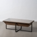 Centrinis stalas Juoda Natūralus Geležis Eglės mediena 120 x 60 x 43,5 cm