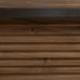 Dohányzóasztal Fekete Természetes Vas Lucfenyő 120 x 60 x 43,5 cm
