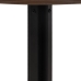 Asztal Fekete Természetes Fa MDF 60 x 60 x 75 cm