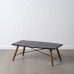 Olohuoneen pöytä OSLO Musta Luonnollinen Rauta Puu MDF 109,5 x 60 x 40,5 cm