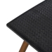 Tischdekoration OSLO Schwarz natürlich Eisen Holz MDF 109,5 x 60 x 40,5 cm