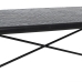 Stolić za dnevni boravak OSLO Crna Prirodno Željezo Drvo MDF 109,5 x 60 x 40,5 cm