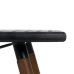 Olohuoneen pöytä OSLO Musta Luonnollinen Rauta Puu MDF 109,5 x 60 x 40,5 cm