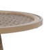 Centrinis stalas Rusvai gelsva Geležis Rotangas 70 x 70 x 39,5 cm