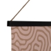 Decoração de Parede Tapete Cânhamo Madeira de abeto Tecido 125 x 1,7 x 160 cm