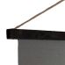 Seinäkoriste Kuvakudos Musta Ruskeanharmaa Hamppu Kuusi Materiaali 124 x 1,7 x 86 cm