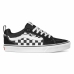 Casual Herensneakers Vans Filmore Checkerboard Zwart