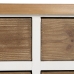 Komoda Biały Beżowy Żelazo Drewno świerkowe 94 x 35 x 108 cm