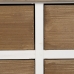 Schubladenschrank Weiß Beige Eisen Tannenholz 120,5 x 35 x 88 cm