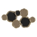 Decorațiune de Perete Geometric Bej Auriu* Fier 95,3 x 6,4 x 54,6 cm