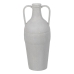 Vase Blanc Fer 18,5 x 18,5 x 46 cm