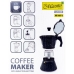 Cafetera Italiana Feel Maestro MR-1667-6 Negro Granito Aluminio 300 ml 6 Tazas