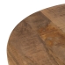 Table top Apskritas Rusvai gelsva Mango mediena 70 x 70 x 3 cm