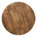 Tabletop Beige Mango wood 80 x 80 x 3 cm Circular Occasional